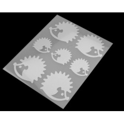 Stickerbogen reflektierende Aufbügler - Igel